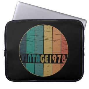 geboren in 1978  verjaardag laptop sleeve
