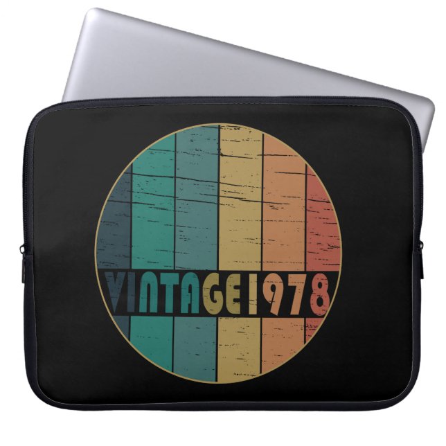geboren in 1978  verjaardag laptop sleeve (Voorkant)