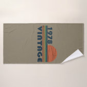 Geboren in 1978  verjaardagscadeau badhanddoek (Badhanddoek)