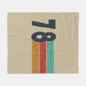 Geboren in 1978  verjaardagscadeau fleece deken (Voorkant (Horizontaal))