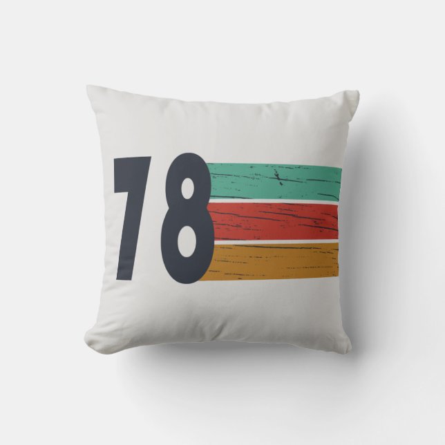 Geboren in 1978  verjaardagscadeau kussen (Voorkant)