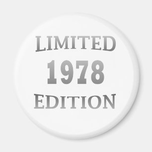 Geboren in 1978 verjaardagscadeau magneet