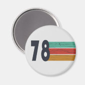 Geboren in 1978  verjaardagscadeau magneet (Voorkant / Achterkant)