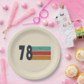 Geboren in 1978  verjaardagscadeau papieren bordje (Feest)