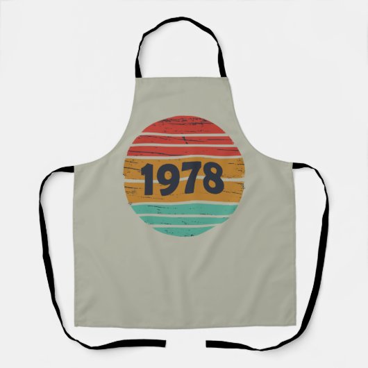 Geboren in 1978  verjaardagscadeau schort (Voorkant)