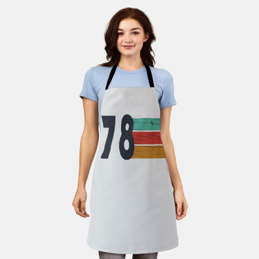 Geboren in 1978  verjaardagscadeau schort (Gedragen)