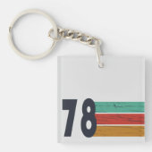 Geboren in 1978  verjaardagscadeau sleutelhanger (voorkant)