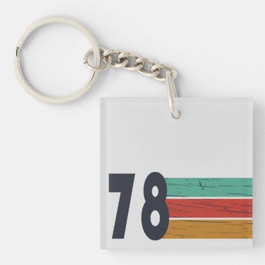 Geboren in 1978  verjaardagscadeau sleutelhanger (voorkant)