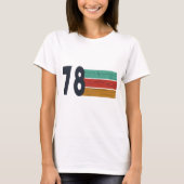 Geboren in 1978  verjaardagscadeau t-shirt (Voorkant)