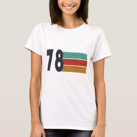 Geboren in 1978  verjaardagscadeau t-shirt (Voorkant)