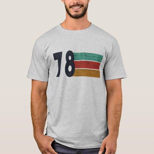 Geboren in 1978  verjaardagscadeau t-shirt (Voorkant)