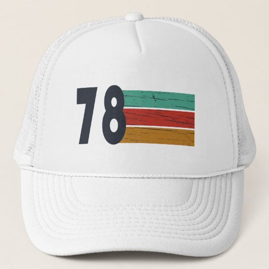 Geboren in 1978 verjaardagscadeau trucker pet (Voorkant)