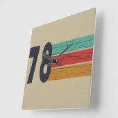 Geboren in 1978 verjaardagscadeau vierkante klok (Hoek)