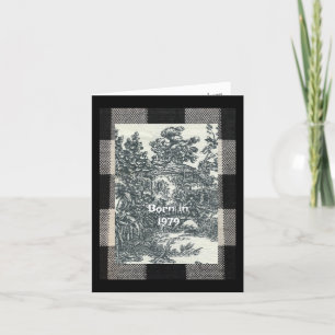 Geboren in 1979, Birthday Fun Facts Kaart