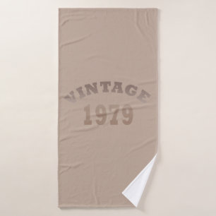Geboren in 1979 op verjaardag badhanddoek