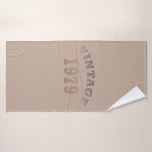 Geboren in 1979 op verjaardag badhanddoek (Badhanddoek)