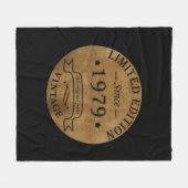 Geboren in 1979 op  verjaardag fleece deken (Voorkant (Horizontaal))