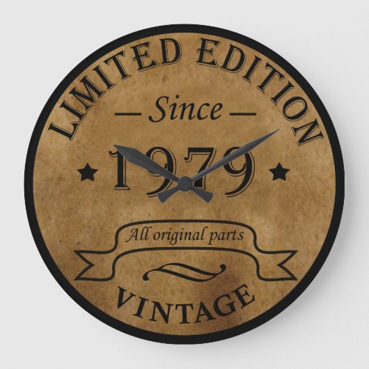 Geboren in 1979 op  verjaardag grote klok (Voorkant)