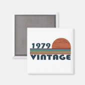Geboren in 1979 op verjaardag magneet (Voorkant / Achterkant)