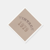 Geboren in 1979 op verjaardag servet (Hoek)