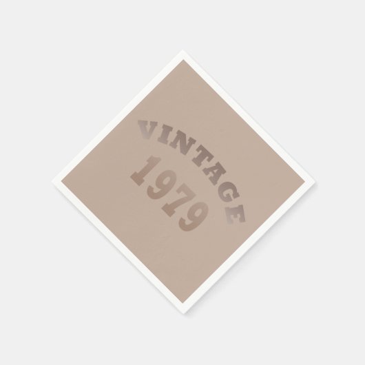 Geboren in 1979 op verjaardag servet (Hoek)