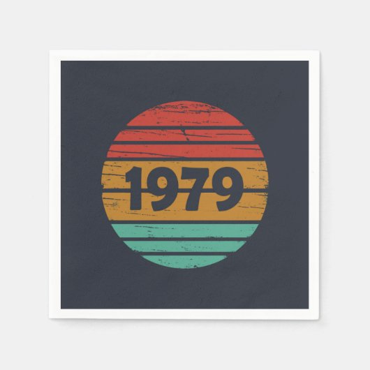 Geboren in 1979 op  verjaardag servet (Voorkant)