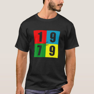 Geboren in 1979 Retro 43rd Limited Edition Bi T-shirt