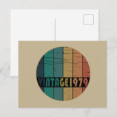 geboren in 1979  verjaardag feestdagenkaart (Voorkant / Achterkant)