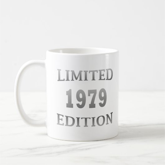 Geboren in 1979 Verjaardag Limited Edition Gift Koffiemok (Links)