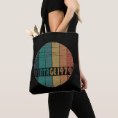 geboren in 1979 verjaardag tote bag (Dichtbij)