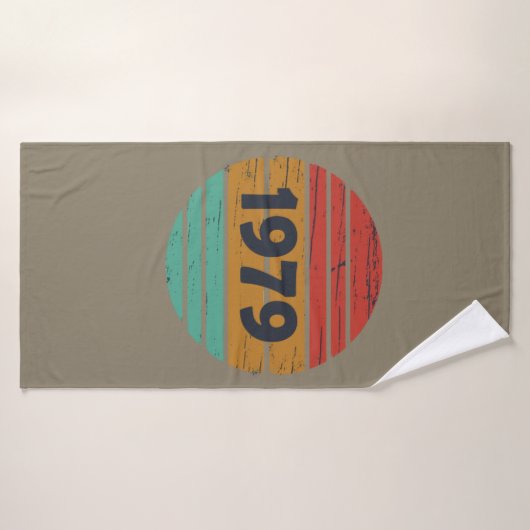 Geboren in 1979  verjaardagscadeau badhanddoek (Badhanddoek)