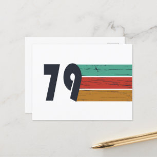Geboren in 1979  verjaardagscadeau feestdagenkaart