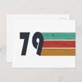 Geboren in 1979 verjaardagscadeau feestdagenkaart (Voorkant / Achterkant)