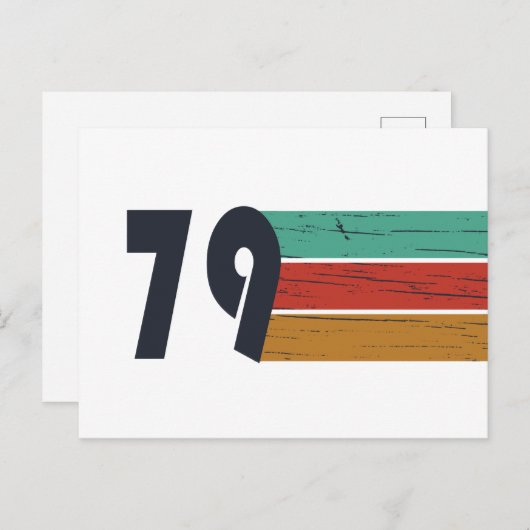 Geboren in 1979  verjaardagscadeau feestdagenkaart (Voorkant / Achterkant)