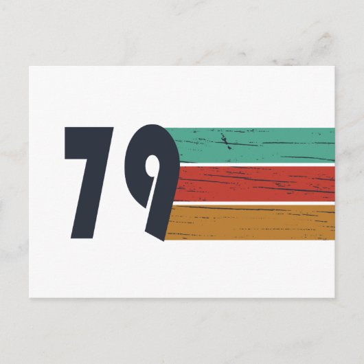 Geboren in 1979  verjaardagscadeau feestdagenkaart (Voorkant)