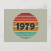 Geboren in 1979  verjaardagscadeau feestdagenkaart (Voorkant)