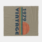 Geboren in 1979  verjaardagscadeau fleece deken (Voorkant (Horizontaal))