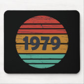 Geboren in 1979  verjaardagscadeau muismat (Voorkant)