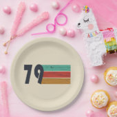 Geboren in 1979  verjaardagscadeau papieren bordje (Feest)
