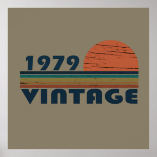 Geboren in 1979  verjaardagscadeau poster