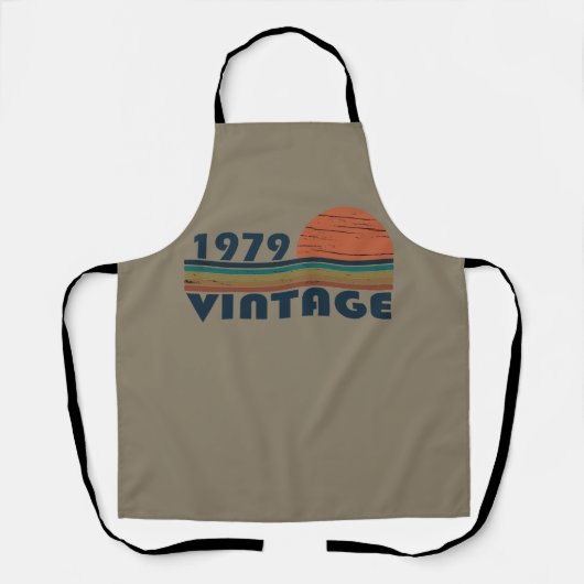 Geboren in 1979  verjaardagscadeau schort (Voorkant)