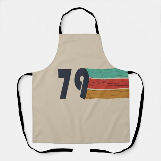 Geboren in 1979  verjaardagscadeau schort (Voorkant)