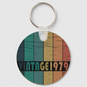 Geboren in 1979 verjaardagscadeau sleutelhanger
