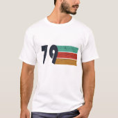 Geboren in 1979 verjaardagscadeau t-shirt (Voorkant)
