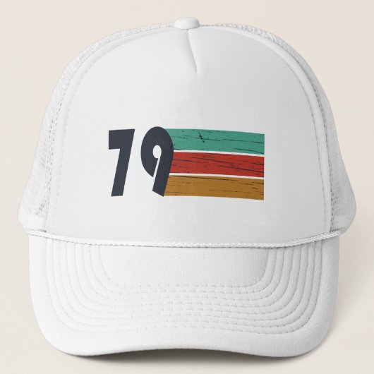 Geboren in 1979 verjaardagscadeau trucker pet (Voorkant)
