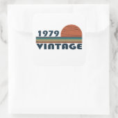 Geboren in 1979  verjaardagscadeau vierkante sticker (Tas)