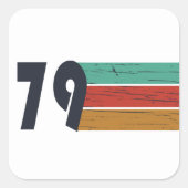 Geboren in 1979  verjaardagscadeau vierkante sticker (Voorkant)