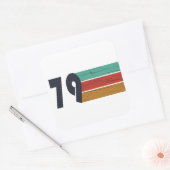 Geboren in 1979  verjaardagscadeau vierkante sticker (Envelop)