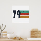 Geboren in 1979 vintage verjaardag poster (Keuken)