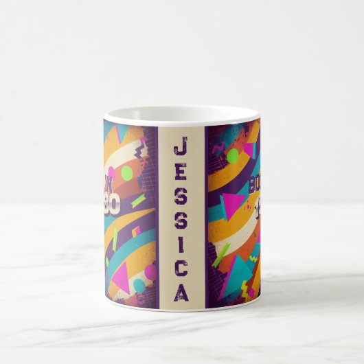 Geboren in 1980 Gepersonaliseerde mok - jaren 80 N (Center)